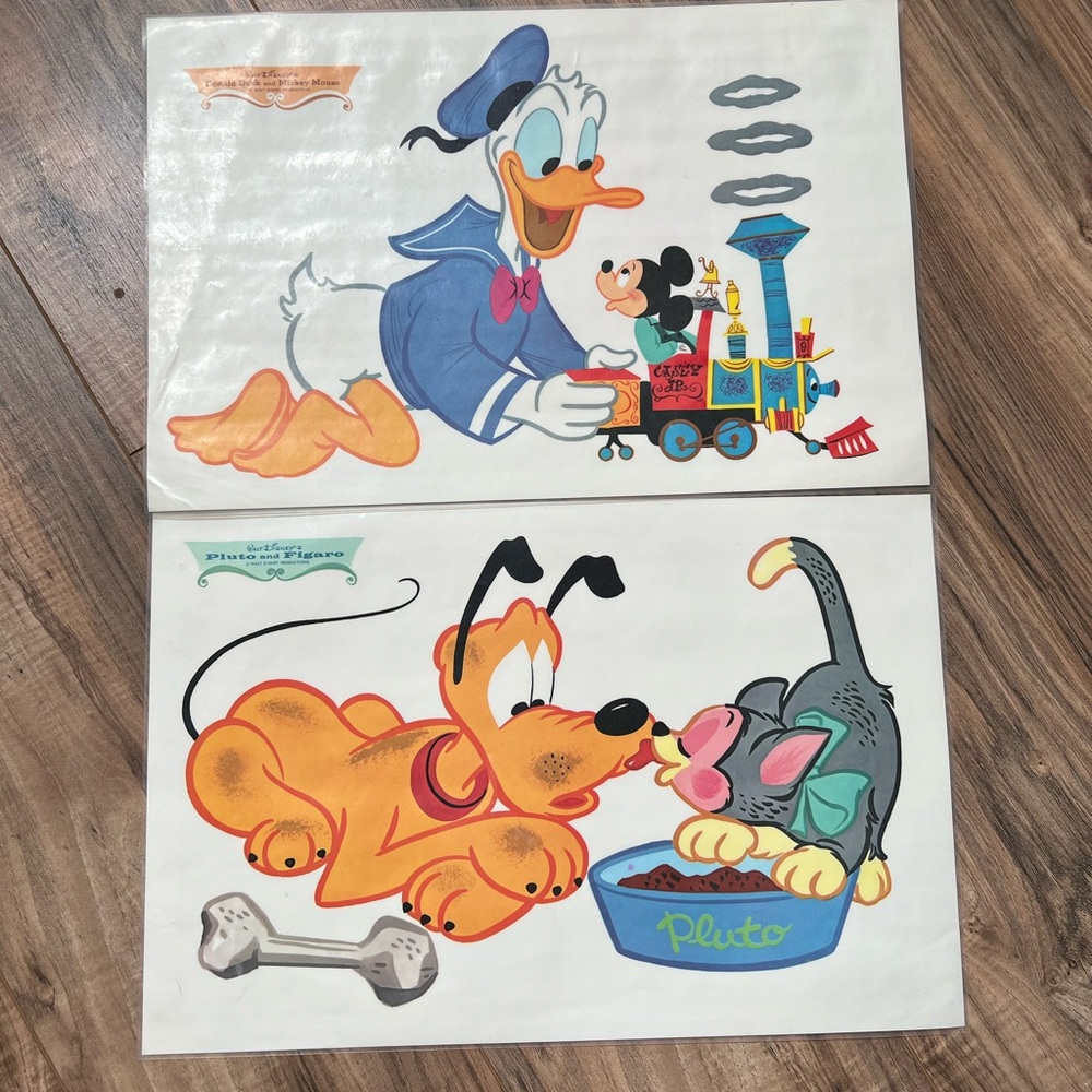 Vintage 1960’s Disney Placemats - Picture 1 of 5
